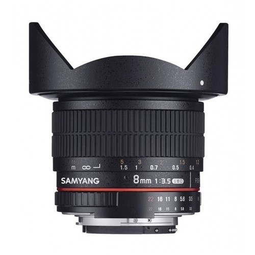 Samyang 8mm F3.5 UMC II EOS Mount Fisheye Lens 001